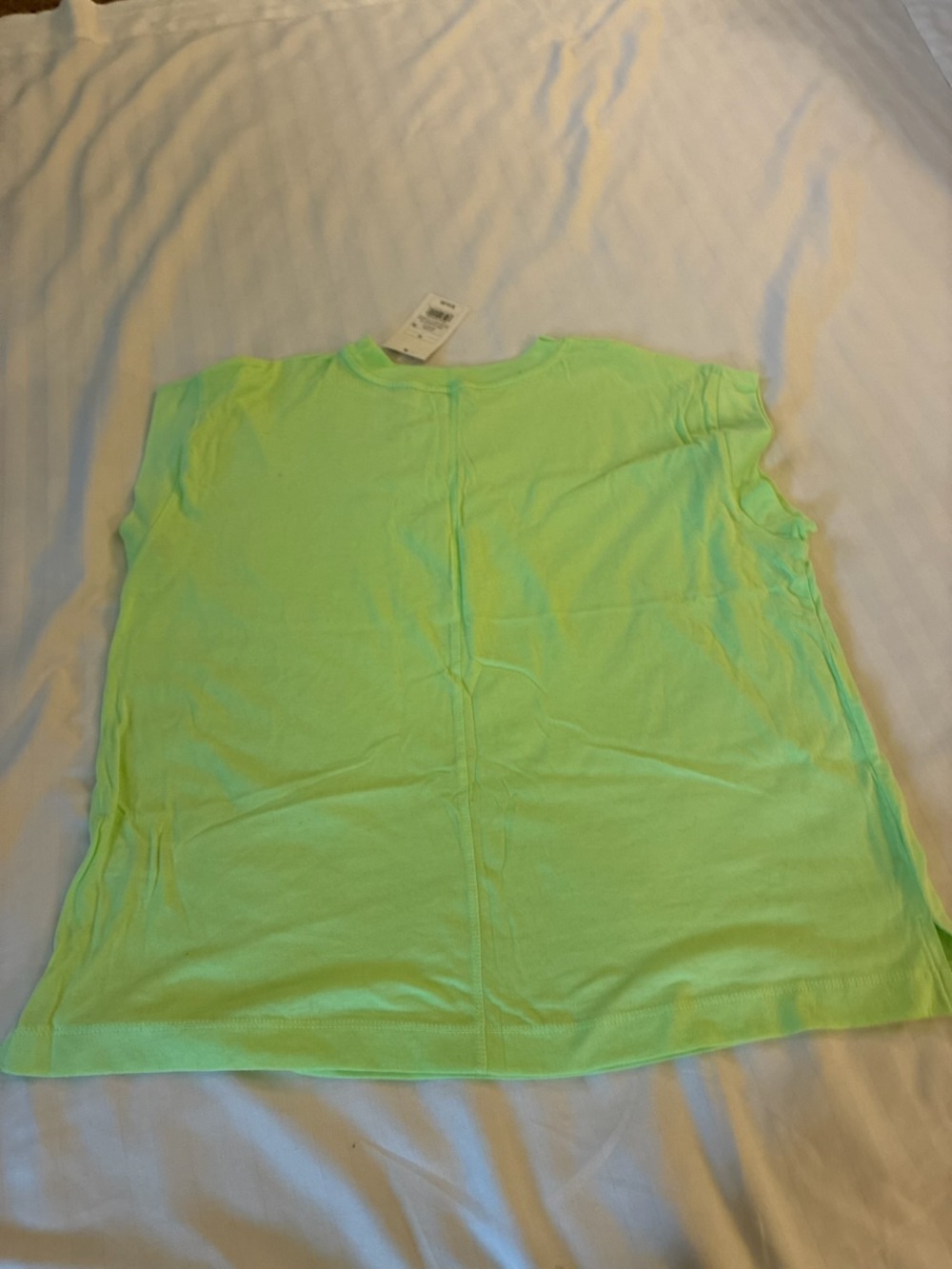 a new day Lime Green Cap-Sleeve Crewneck Tank - Picture 6 of 6